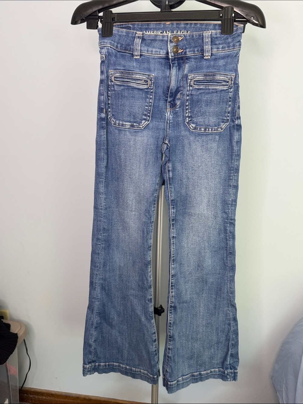 American Eagle Outfitters Light Blue Flared Jeans